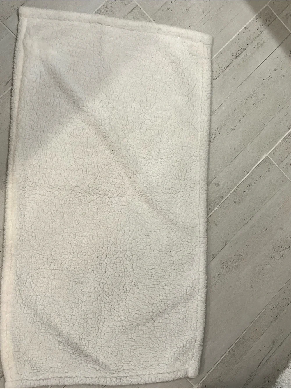 UGG 2 Navy Plush Pillow Sham with cozy Cream Sherpa Trim